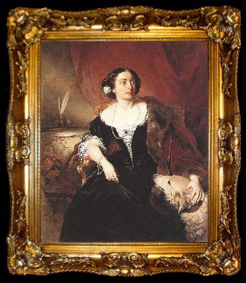 framed  Friedrich von Amerling Countess Nako, ta009-2